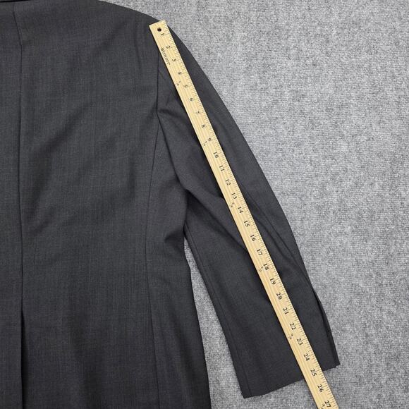 Brooks Brothers Blazer Mens 44R Gray 346 Stretch Wool Two Button Notch Lapel - Picture 14 of 16
